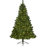 👉 Kunstkerstboom groen kunststof active Kunst kerstboom Imperial Pine met verlichting 210 cm