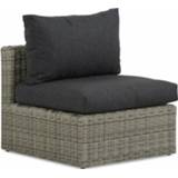 👉 Wicker grijs losse modules grijs-antraciet Garden Collections Comodo midden module 7435147236211