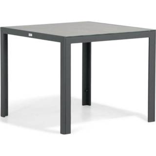 👉 Terras tafel aluminium grijs-antraciet Dining Tafels anthracite Lifestyle Varano tuintafel 90 x cm 7435147718700