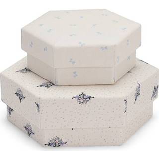 👉 Opbergdoos blauw active Konges sløjd opbergdozen flower bouquet-petit bisou blue - 2st 5712982689696