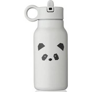 👉 Thermosfles grijs RVS active Liewood falk - panda light grey 250ml 5713370490849