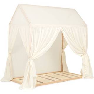 👉 Kinderbedje active kinderen Nobodinoz kinderbed met bedhemel 70x140 cm - vera natural 8435574920294 8435574920799
