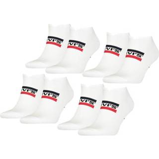 👉 Sokken mannen wit Levi's Sneaker Low Cut 8-Pack White-43/46 5901453729249