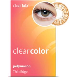 Lens bruin Polymacon A hydrogel sferisch clearlab Clearcolor™ Brown - 2 lenzen 8807200649006
