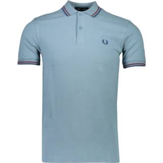 👉 Polo's korte mouw katoen l male blauw Fred Perry Polo 2000005274237