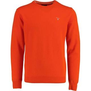 👉 Wol male oranje Gant Superfine lambswool crew 86211/805 7325706376857