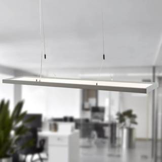 👉 Hanglamp zilver Dimbare LED Office Divia