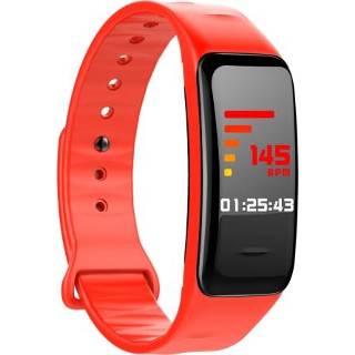 👉 Fitness tracker oranje active CHIGU C1Plus 0.96 inch IPS-scherm Smartband-armband, IP67 waterdicht, ondersteuning Sportmodus / bloeddruk slaapmonitor hartslagmeter vermoeidheidsmonitor sedentaire herinnering (oranje)