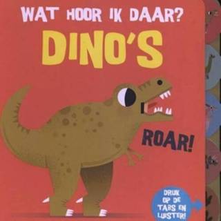 Geluidenboekje active Uitgeverij oogappel geluidenboek - wat hoor ik daar? dino's 9789002265129