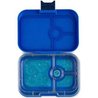 👉 Broodtrommel blauw active Yumbox panino 4 vakken - neptune blue