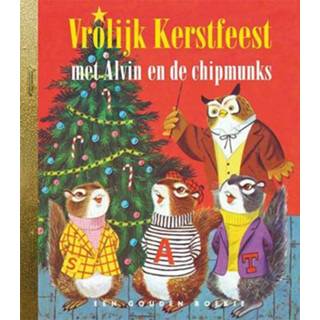 👉 Gouden boekje active Uitgeverij rubinstein vrolijk kerstmis met alvin en de chipmunks 9789047622116