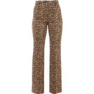 👉 Pantalon viscose vrouwen beige Pinko Luipaard 8055209529144