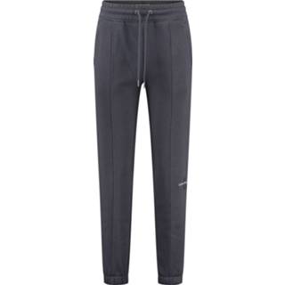 👉 Joggingbroek XS vrouwen donker grijs Calvin Klein Off Placed Monogram Logo Dames 8719854545521
