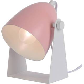 Tafel lamp metaal a++ roze Tafellamp Chago van metaal,