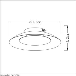 👉 Plafond lamp messing mat a+ LED plafondlamp Foskal messing, Ø 21,5 cm