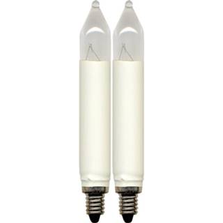 👉 Reservelamp E10 3W 34V 2per pak, 10cm, Ø 1,5cm