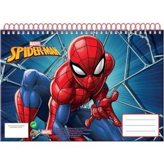 👉 Schetsboek multicolor papier jongens verven Spider-Man 29,7 x 21 cm 30 vel 5204549139114