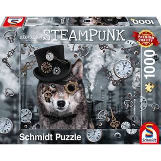 👉 Puzzel active Steampunk Wolf 1000 stukjes - 4001504596477