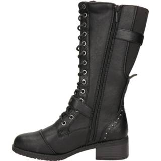 👉 Veterboots kunstleder zwart vrouwen Mustang 8720251298613 872025129864