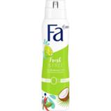 👉 Deospray verzorgingsproducten gezondheid limoen Fa Fresh & Free Coconut Lime 5410091751616