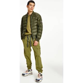 👉 Bomber jack groen l male Tommy Hilfiger Dm0dm10597 down mrz dark olive -