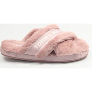 👉 Pantoffels rubber vrouwen roze Tommy Hilfiger