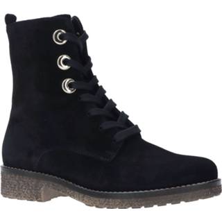 👉 Veterboots vrouwen zwart leer Gabor Veterboot 4064032721056