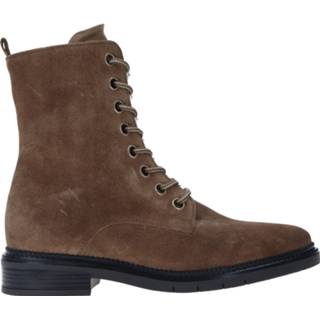 👉 Veterboots leer vrouwen taupe Gabor Veterboot 4064032763735