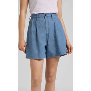 👉 Broeken vrouwen blauw Lee Stella pleated short regular 5400919802910 5400919802903