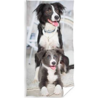 👉 Strandlaken katoen multikleur Animal Pictures Puppy And Dog - 70 X 140 Cm 5902689472428