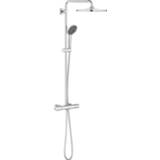 👉 Douchesysteem chroom Grohe Vitalio Joy System 310 douchesysteeem met thermostaankraan en hoofddouche 31 cm, 4005176647918