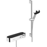 👉 Thermo staat chroom Hansgrohe Pulsify thermostaat met glijstangset 65cm 10.5cm 3jet 24260000 4059625368268