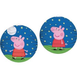 👉 Lampion multi papier active 2x Peppa Pig 25 cm