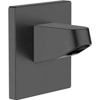 👉 Hoofd douche kunststof zwart mat Hansgrohe Pulsify wandaansluiting voor hoofddouche 10.5cm 24139670 4059625340998