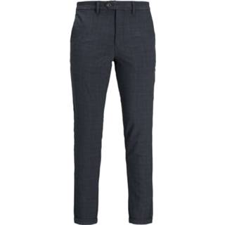 👉 Male blauw Jack & Jones Marco jjconnor akm true navy check 5715108525755