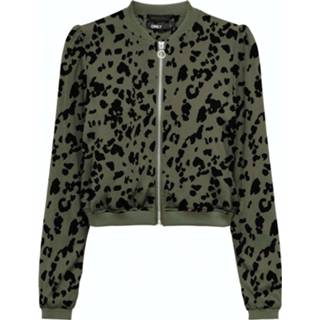 👉 Viscose l vrouwen groen Only Nova life l/s lounge bomber aop wvn kalamata/l 5715210602122