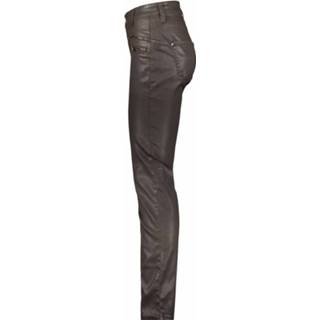 👉 Pantalon bruin vrouwen katoen MAC Slim donker 4063531663058