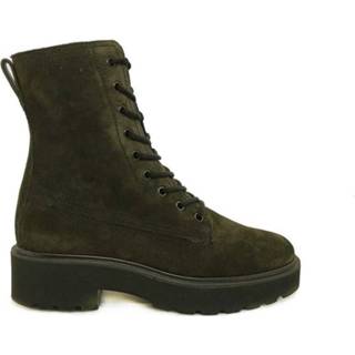 👉 Veterboots suede vrouwen groen Paul Green soft 9010095611846