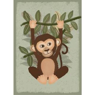 👉 Kinderposter klein kinderen & Stoer aap A4formaat 7435146068097