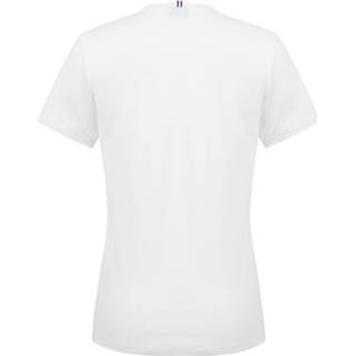 👉 Shirt wit m vrouwen Le Coq Sportif No .1 Collection V T-shirt Dames 3606804348408