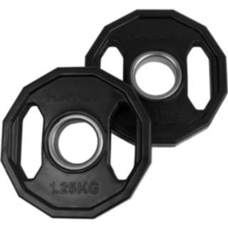 👉 Rubber zwart Tunturi Olympic Plate - 1.25 Kg (Set) 8717842027318