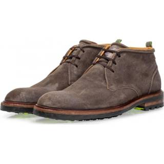 👉 Veterboots taupe male rubber Floris van Bommel veterboot