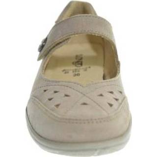 👉 Beige vrouwen damesschoenen leer Longo 1019572 4063487769415