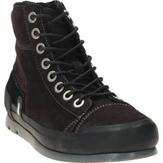 👉 Veterboots vrouwen zwart leer Wolky Watson longbeach veterboot 8719205271888