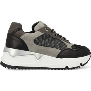 👉 Sneakers grijs suede 38 vrouwen Bullboxer 323020E5C_CEMT / Zwart-38 maat 8717562471057