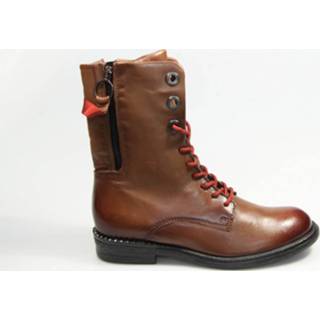 👉 Schoenen leer vrouwen bruin Mjus Damesschoenen veterlaarsjes