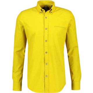 👉 Overhemd geel polyester l male Lerros 525 oily yellow 4042767407049