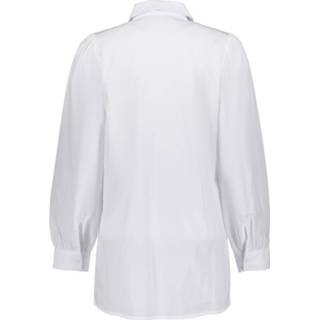 👉 Blous wit vrouwen Geisha 13563-24 000 blouse long poplin white 8719937737683