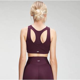 👉 MP Women's Sculpt Laser Cut Sports Bra - Port  - XXL