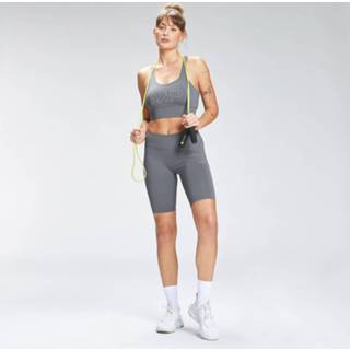 MP Women's Repeat Mark Graphic Training Sports Bra - Carbon  - XXL